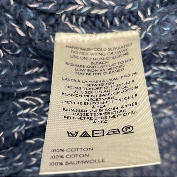 Free People Blossom Knit Cardigan in Big Dipper Blue - Large - NWT - Picture 5 of 5